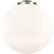 Franklin Restoration Beacon 1 Light 18 inch Antique Copper Pendant Ceiling Light in Incandescent, Matte White